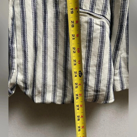 Emma & Olivia Linen Rayon pinstripe  blazer Sz XL - Picture 7 of 10